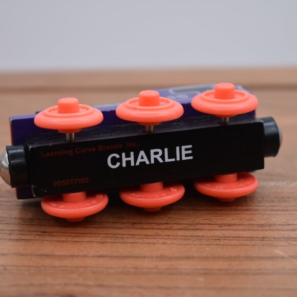 Charlie 14 Purple Learning Curve Authentic Thomas & Friends Wooden Railway Train - Picture 5 of 5